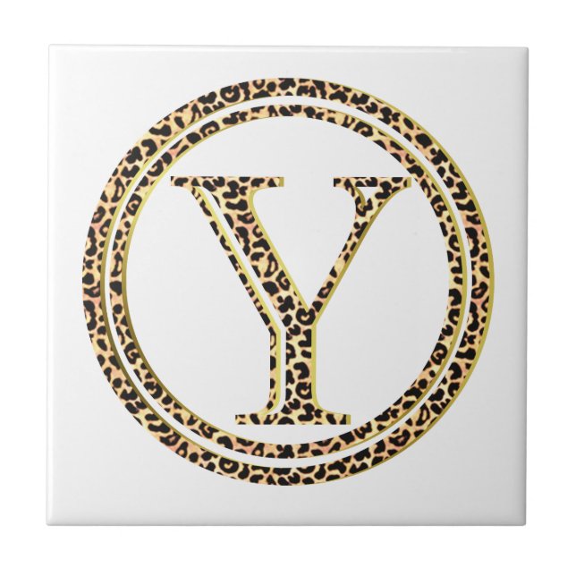 Leopard Y Fliese (Vorderseite)