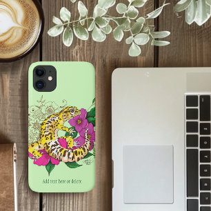 Leopard Yellow Gecko Green Case-Mate iPhone Hülle