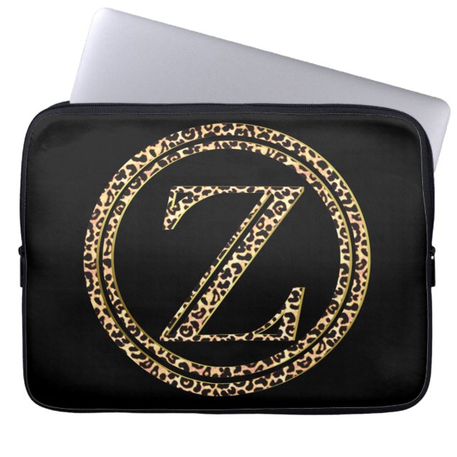 Leopard Z Laptopschutzhülle (Vorderseite)
