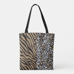 Leopard Zebra Muster Totbeutel Tasche