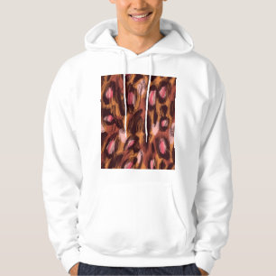 Leopard zeigt afrikanisches Tiermuster Hoodie