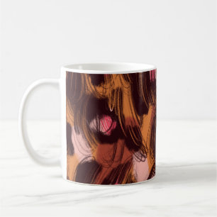 Leopard zeigt afrikanisches Tiermuster Kaffeetasse