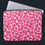 Leoparddruck in Pastellrosa, Hot Pink und Fuchsia Laptopschutzhülle<br><div class="desc">Schnüren in einem digitalen Textil-Druck in einem texturierten Leopardenmuster - Leopardenflecken in tieffuchsienrosa,  mit heiß rosa Akzent,  auf pastellfarbenem Hintergrund</div>