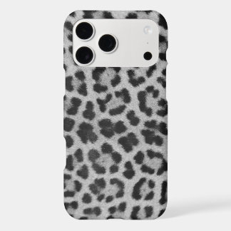 Leoparddruck in Schwarz und Weiß
