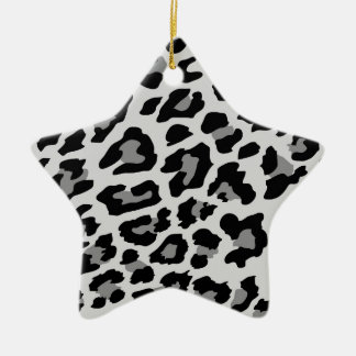 Leoparddruck Keramikornament