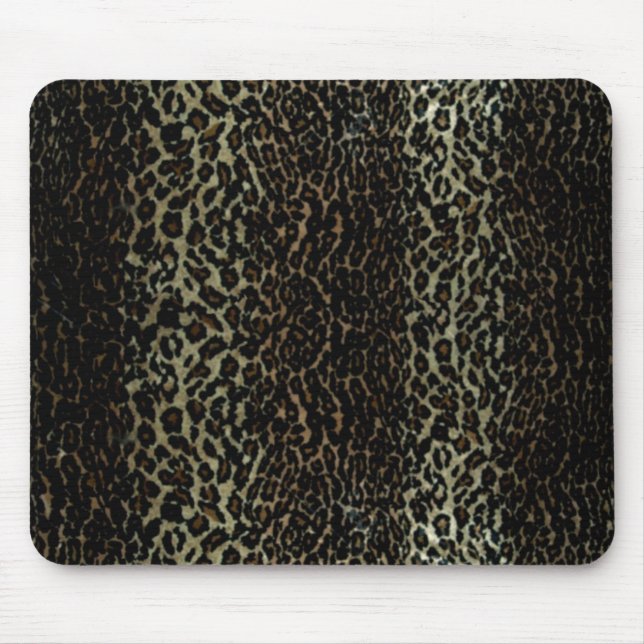 Leoparddruck, Mausunterlage Mousepad (Vorne)