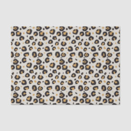Leoparddruck mit heller Färbung Seidenpapier