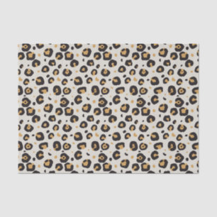 Leoparddruck mit heller Färbung Seidenpapier