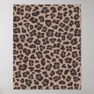 Leoparddruck Poster