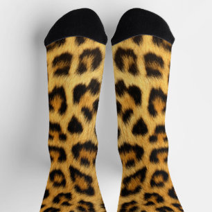Leoparddruck Socken