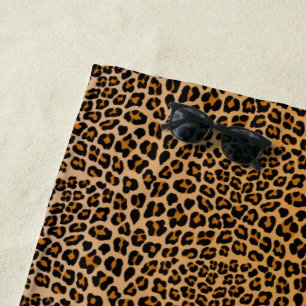 Leoparddruck Strandtuch