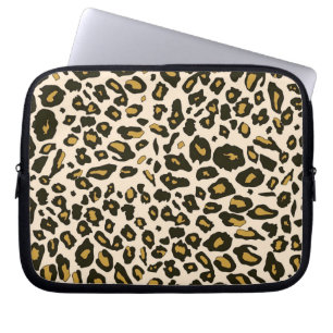 Leoparddruckmuster Laptopschutzhülle