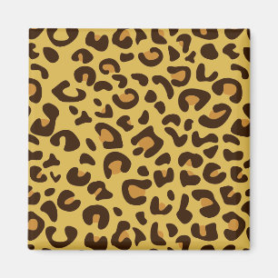 Leoparddruckmuster Magnet