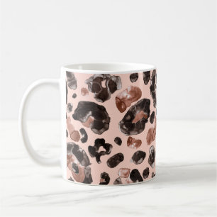 Leoparde, Tierhaut nahtlos Muster. Kaffeetasse
