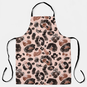 Leoparde, Tierhaut nahtlos Muster. Schürze