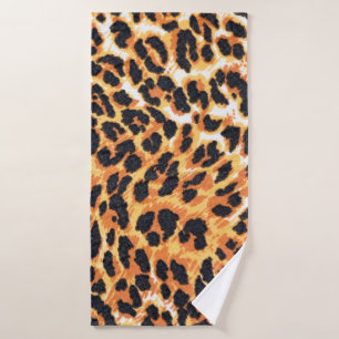 Leoparden als Untergrundleopard, Muster, Druck, Sk Badehandtuch