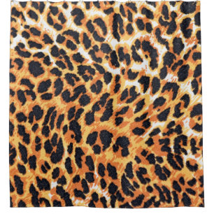 Leoparden als Untergrundleopard, Muster, Druck, Sk Duschvorhang