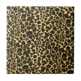 Leoparden-Druck Fliese