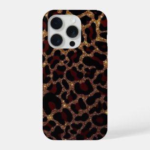Leoparden-Druck-Handyhülle iPhone 15 Pro Hülle