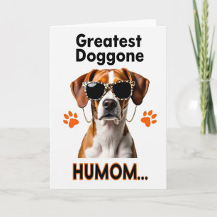Leoparden-Druck-Hund Humor-Karte Karte