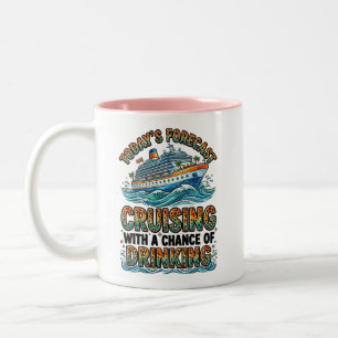 Leoparden-Druck Kreuzfahrt mit Trink-Chance Zweifarbige Tasse
