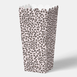Leoparden-Druck Mädchen Baby Shower Popcorn Geschenkschachtel