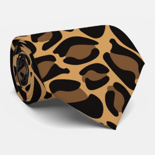 Leoparden-Druck Retro Hochzeit Brautjungfern Begle Krawatte