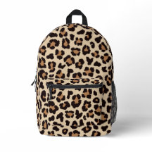 Leoparden-Druck-Rucksack - Wild Style-Tasche