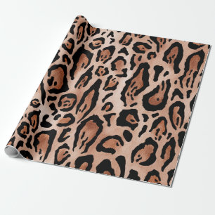 Leoparden-Druckmuster Geschenkpapier