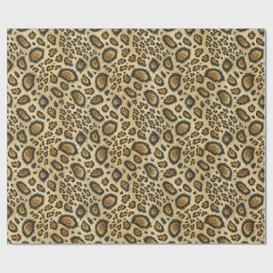Leoparden-Druckmuster – Wildtier-Hautdesign Geschenkpapier