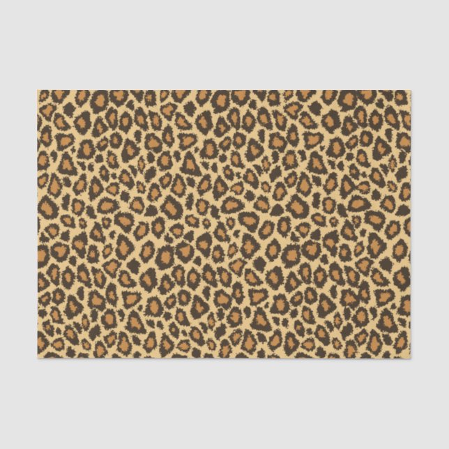 Leoparden-Gelb Seidenpapier (Vorderseite)