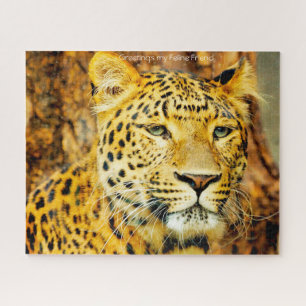 Leoparden große Katzen. Jigsaw Puzzle