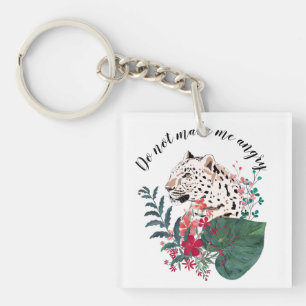 Leoparden, Leopardenmuzzle, Blumenzwiebeln, botani Schlüsselanhänger