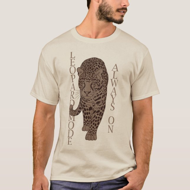 Leoparden-Modus: Immer An T-Shirt (Vorderseite)