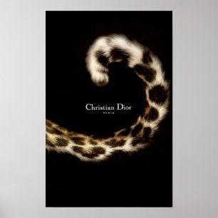 Leoparden-Schwanz Poster