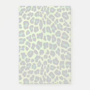 Leoparden, Schwarz und Grün Post-it Klebezettel