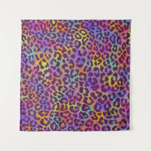 Leoparden-Skin-Muster. Sich wiederholender nahtlos Wandteppich