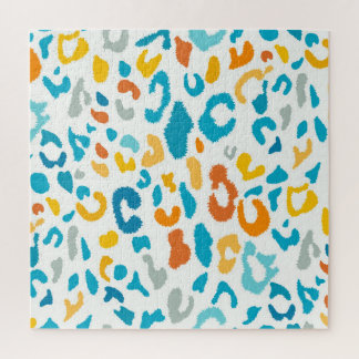 Leoparden Spots: Farbige Vintage Textur.