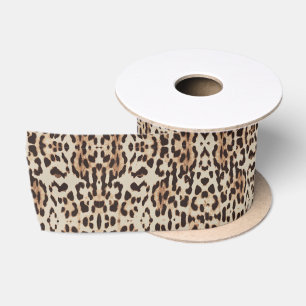 Leoparden-Spots Muster Thunder_Cove Satinband