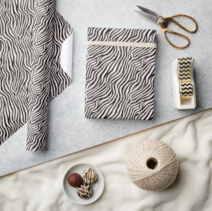 Leoparden-Tierdruck Moderne Hochzeitsdusche Geschenkpapier