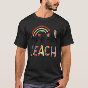 Leopardenbewertung für Frauen für Lehrkräfte T-Shirt