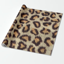 Leopardenblatt mit braunen Flecken Geschenkpapier
