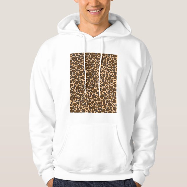 Leopardendesign Hoodie (Vorderseite)