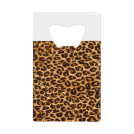 Leopardendruck, Gepard, Rosa, Girl Geldbeutel Flaschenöffner