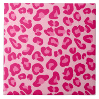 Leopardendruck in Pastellrosa, Hot Pink und Fuchsi