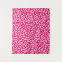 Leopardendruck in Pastellrosa, Hot Pink und Fuchsi