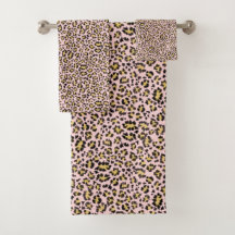 Leopardendruck in Rosa