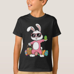 Leopardendruck Kaninchen Hase Bläst Bubble Gum Ost T-Shirt