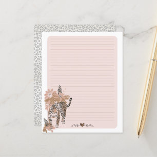Leopardendrucke, Jungle Writing Paper, Animal Prin