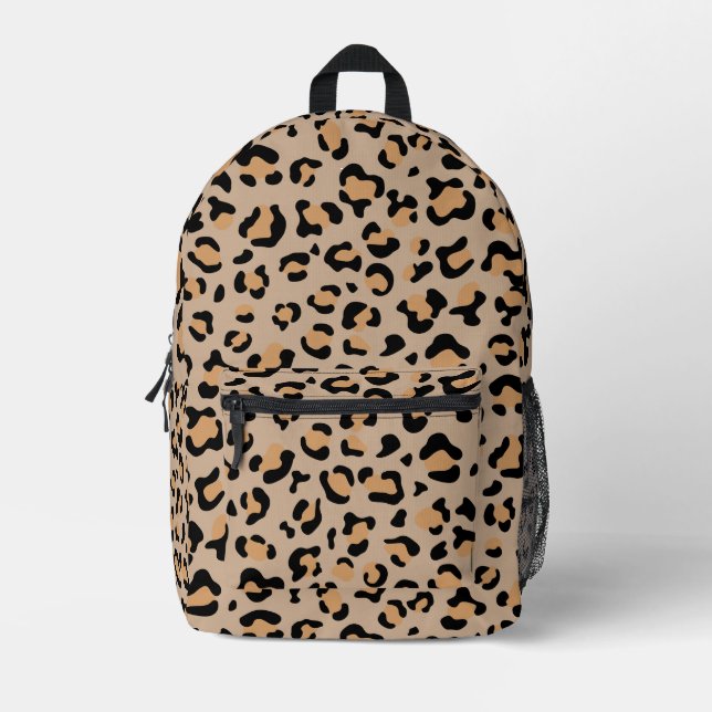 Leopardendrucke, Leoparden, Braunleopard Bedruckter Rucksack (Vorderseite)